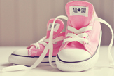 粉色球鞋