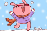 【衣角】冷兔·下雪了