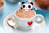 熊猫味道的咖啡
