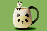 【景诺】熊猫杯子